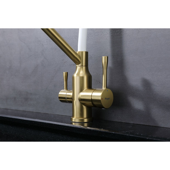 Смеситель для кухни Raglo R81.62.03, золотой сатин фото 13