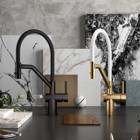 Смеситель для кухни Raglo R86.41.03, золотой сатин фото 13