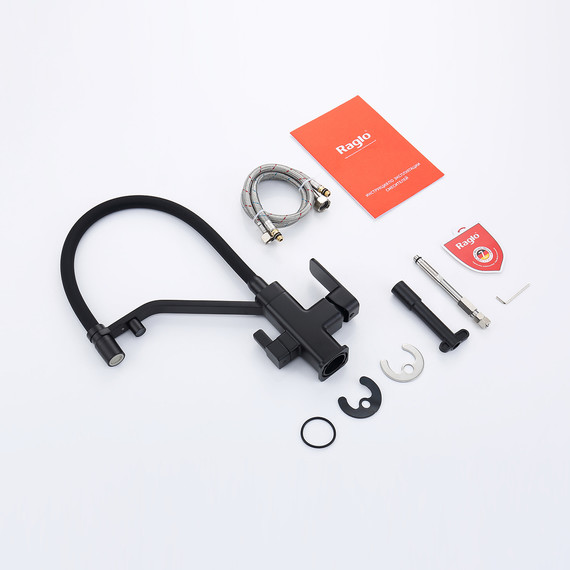 Смеситель для кухни Raglo R85.62.06, чёрный фото 14