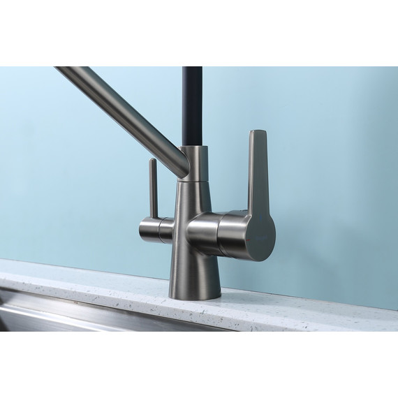 Смеситель для кухни Raglo R80.62.09, графит фото 10