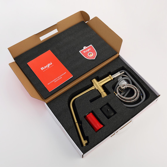 Смеситель для кухни Raglo R86.49.03, золотой сатин фото 13