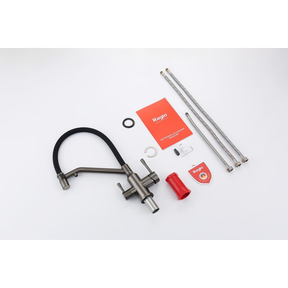 Смеситель для кухни Raglo R81.62.09, графит фото 8