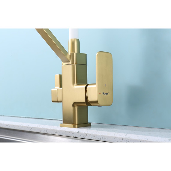 Смеситель для кухни Raglo R85.62.03, золотой сатин фото 9