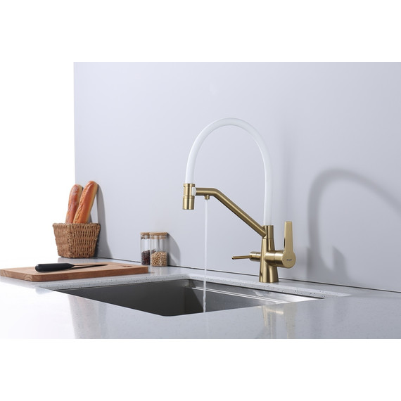 Смеситель для кухни Raglo R80.62.03, золотой сатин фото 7