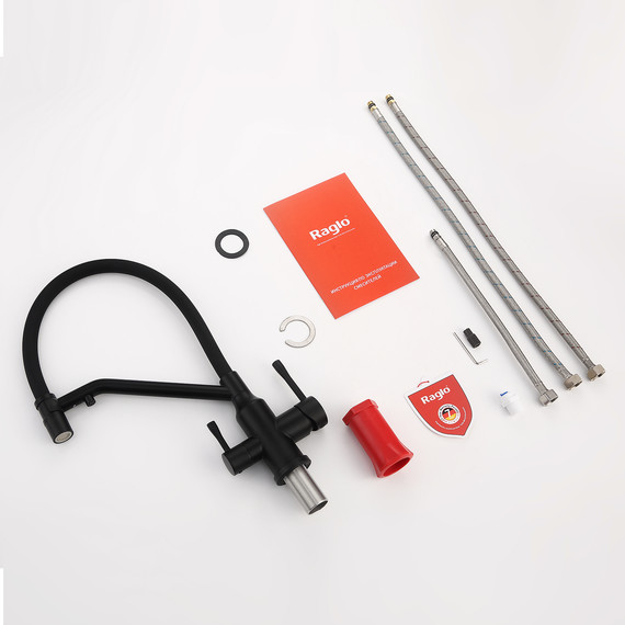 Смеситель для кухни Raglo R81.62.06, чёрный фото 10