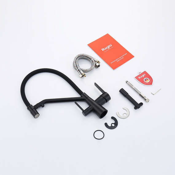 Смеситель для кухни Raglo R80.62.06, чёрный фото 13