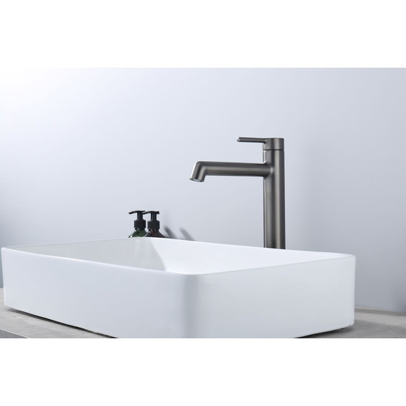 Смеситель для раковины высокий Raglo R20.15.09, графит фото 3