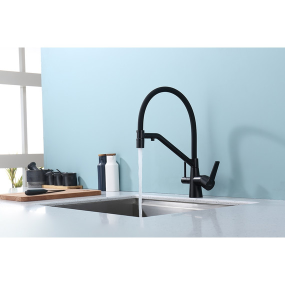 Смеситель для кухни Raglo R80.62.06, чёрный фото 4