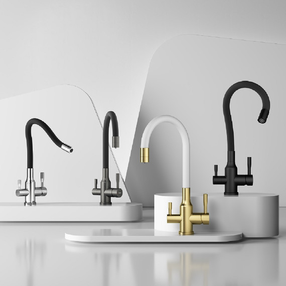 Смеситель для кухни Raglo R81.64.03, золотой сатин фото 3