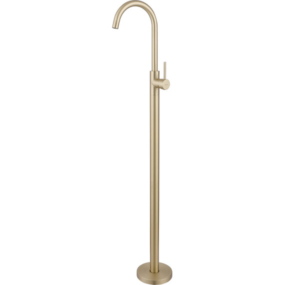 Смеситель для раковины напольный Abber Wasser Kreis AF8141G, золото матовый, Цвет производителя: золото матовое фото 
