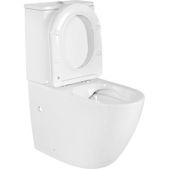 Унитаз-компакт Aquatek Европа AQ2903-00 с тонкой крышкой микролифт фото 