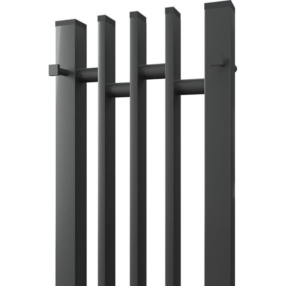 Полотенцесушитель электрический Point Фрея П2 180x1200 мм PN20732GB (возможность скрытого подключения) L, графит фото 3