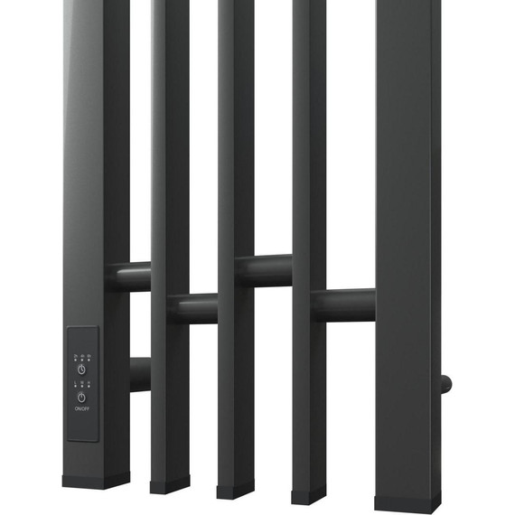 Полотенцесушитель электрический Point Фрея П2 180x1200 мм PN20732GB (возможность скрытого подключения) L, графит фото 4