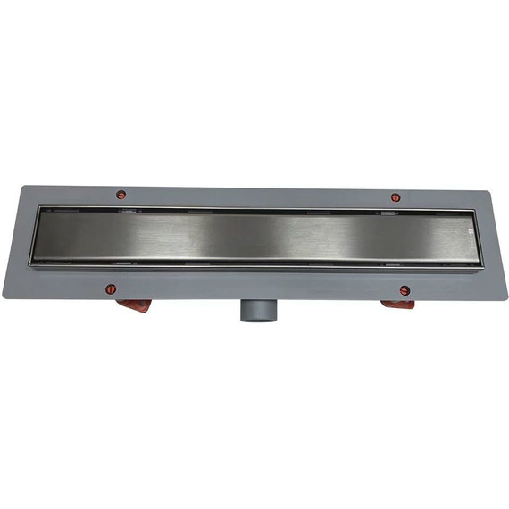 Трап Veconi Klasik 45 см V450KGR (под плитку) графит, Цвет производителя: графит, Размер трапа: 450 фото 