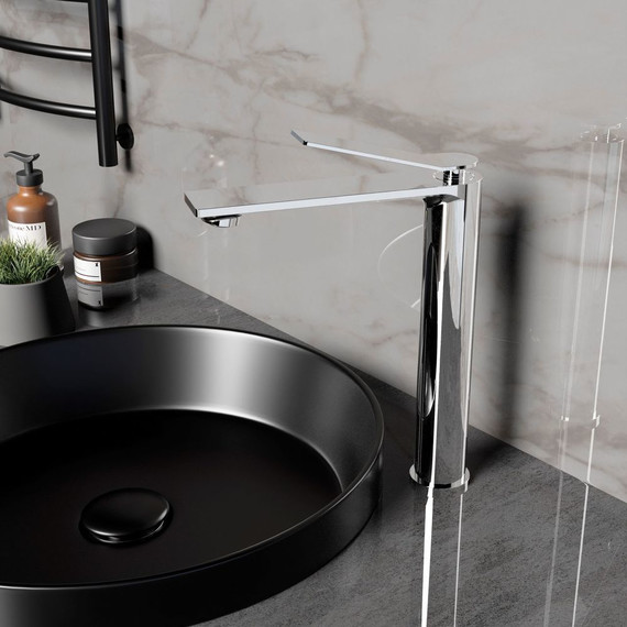 Смеситель для раковины высокий Vincea Verse VBF-2VE2CH - 2 Смеситель для раковины высокий Vincea Verse VBF-2VE2CH фото 2