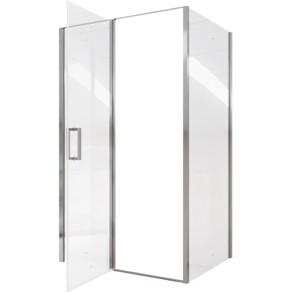 Душевое ограждение CeruttiSpa 120х90 см VICTORIA120, хром/прозрачное фото 7