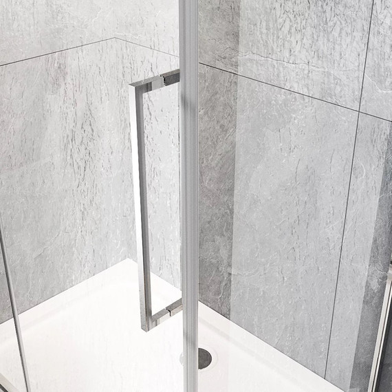 Душевая дверь Veconi Vianno 120 см VN34R-120-06-C7, хром/матовое - 4 Душевая дверь Veconi Vianno 120 см VN34R-120-06-C7, хром/матовое фото 4