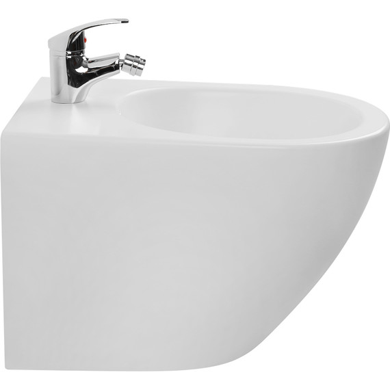 Биде подвесное Abber Bequem AC1150MW, белый матовый фото 2