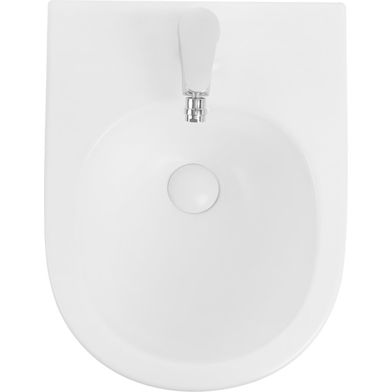 Биде подвесное Abber Bequem AC1151MW, белый матовый фото 3