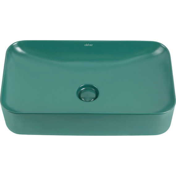Раковина-чаша Abber Rechteck 60 см AC2204MBG, зелёный матовый фото 3