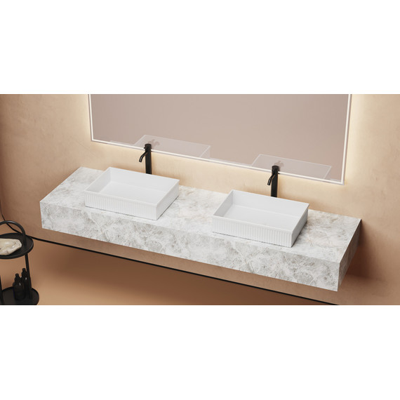 Раковина-чаша Abber Rechteck 50 см AC2216, белый фото 4