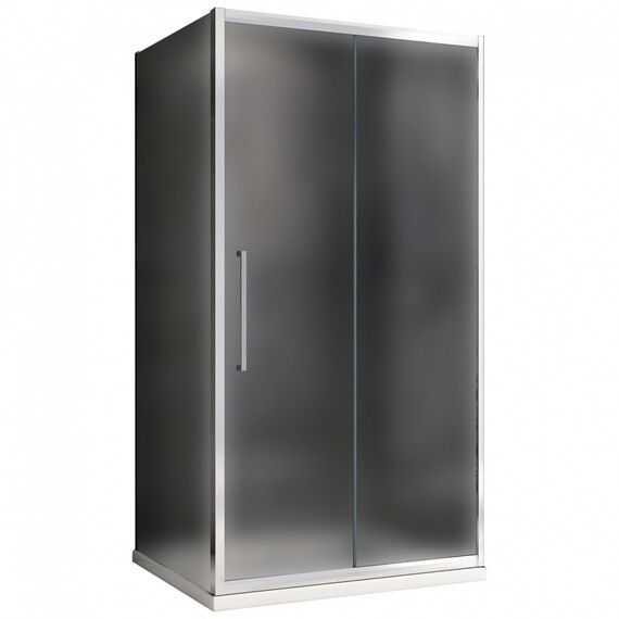 Душевое ограждение Abber Schwarzer Diamant 100x60 см AG30100MH-S60M, хром/матовое фото 