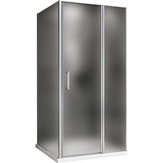 Душевое ограждение Abber Sonnenstrand 120х75 см AG04120MS-S75M, хром/матовое фото 