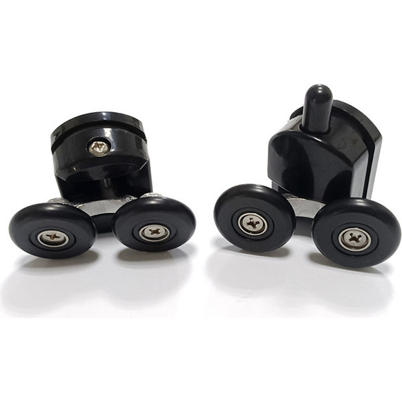 Душевое ограждение Abber Schwarzer Diamant 140x50 см AG30140BH-S50B, чёрный/прозрачное фото 3