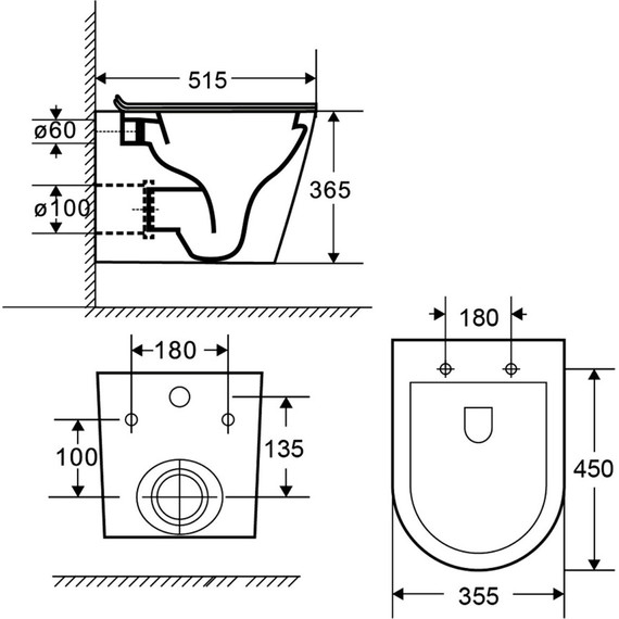 Унитаз подвесной безободковый Azario Teramo AZ-0053-UQ3-MB с крышкой микролифт (система смыва Торнадо) чёрный матовый, Цвет производителя: чёрный матовый - 11 Унитаз подвесной безободковый Azario Teramo AZ-0053-UQ3-MB с крышкой микролифт (система смыва Торнадо) чёрный матовый, Цвет производителя: чёрный матовый фото 11