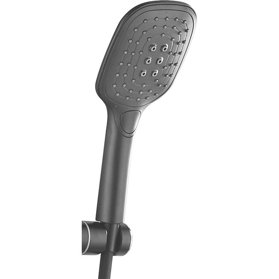 Душевая стойка Azario AZ-801-2B, чёрный матовый, Цвет производителя: чёрный матовый фото 4