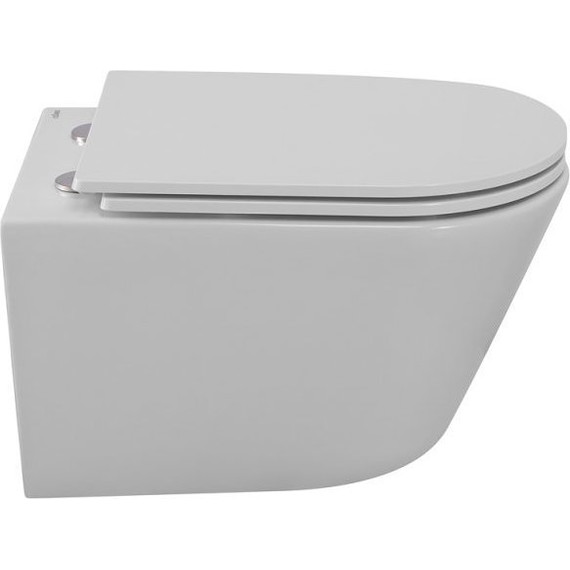 Унитаз подвесной безободковый Cezares Liner-Tor CZR-3808-53-TH-TOR/SC с крышкой микролифт (система смыва Торнадо) фото 15