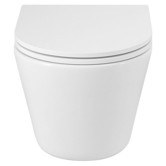 Унитаз подвесной безободковый Cezares Liner-Tor CZR-3808-53-TH-TOR/SC с крышкой микролифт (система смыва Торнадо) фото 19