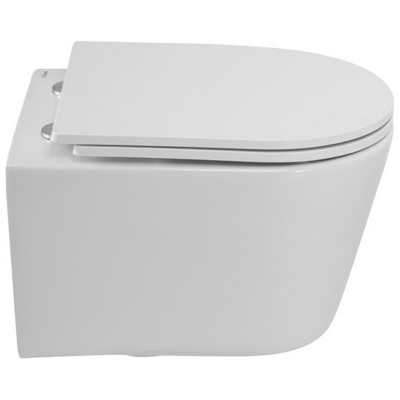 Унитаз подвесной безободковый Cezares Liner-Tor CZR-3808-53-TH-TOR/SC с крышкой микролифт (система смыва Торнадо) фото 20