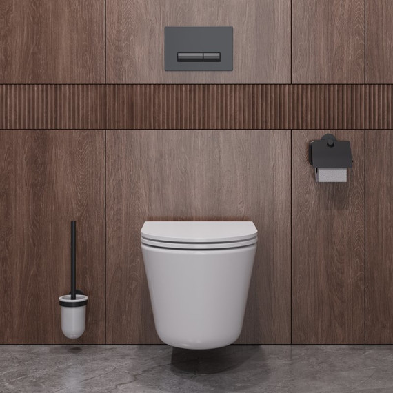 Унитаз подвесной безободковый Cezares Liner-Tor CZR-3808-53-TH-TOR/SC с крышкой микролифт (система смыва Торнадо) фото 6