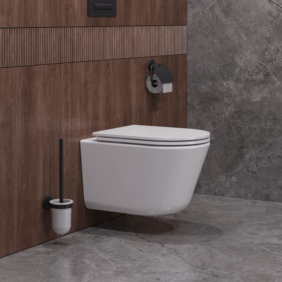 Унитаз подвесной безободковый Cezares Liner-Tor CZR-3808-53-TH-TOR/SC с крышкой микролифт (система смыва Торнадо) фото 10