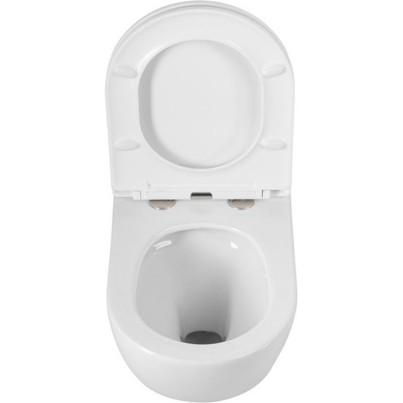 Унитаз подвесной безободковый Cezares Relax-Tor CZR-38088-49-TH-TOR/SC с крышкой микролифт (система смыва Торнадо) фото 11