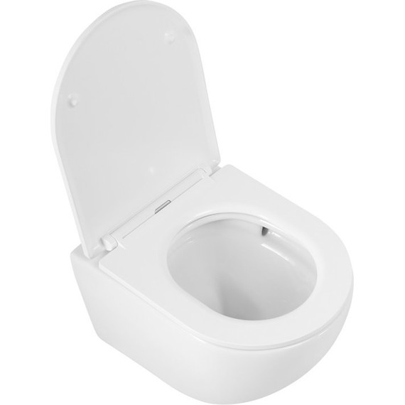 Унитаз подвесной безободковый Cezares Relax-Tor CZR-38088-49-TH-TOR/SC с крышкой микролифт (система смыва Торнадо) фото 12