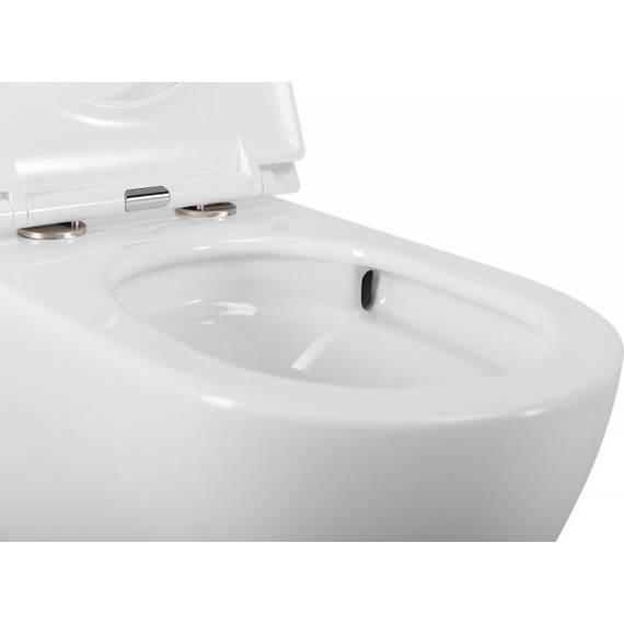 Унитаз подвесной безободковый Cezares Relax-Tor CZR-38088-49-TH-TOR/SC с крышкой микролифт (система смыва Торнадо) фото 17