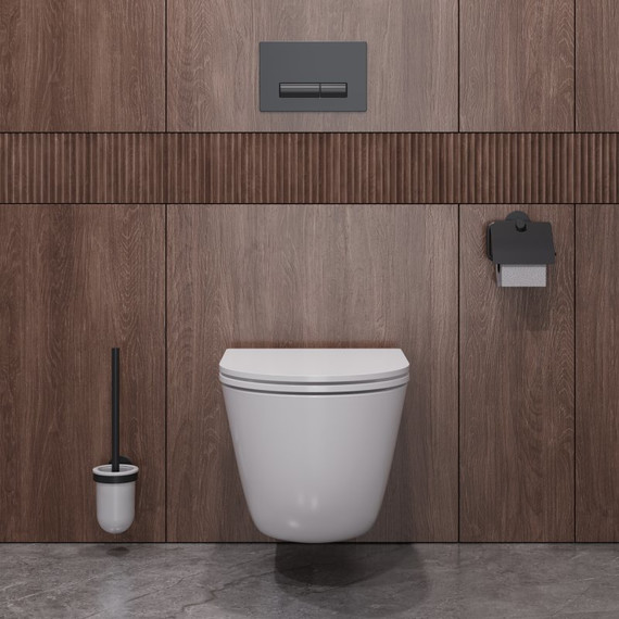 Унитаз подвесной безободковый Cezares Relax-Tor CZR-38088-49-TH-TOR/SC с крышкой микролифт (система смыва Торнадо) фото 3