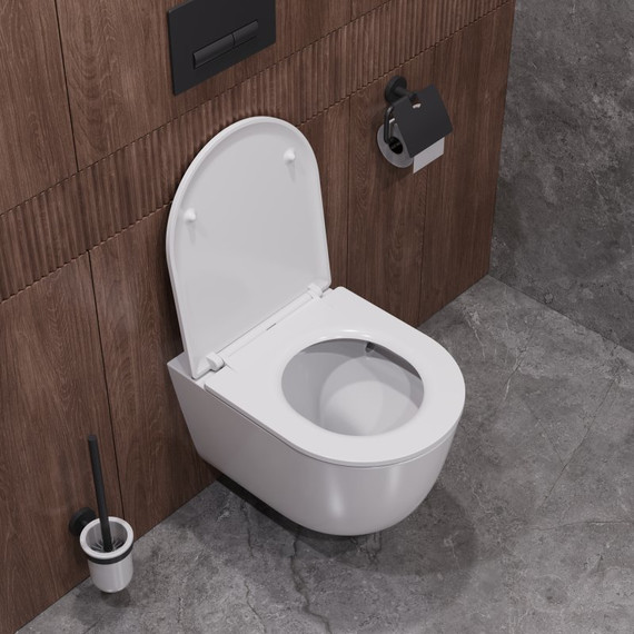 Унитаз подвесной безободковый Cezares Relax-Tor CZR-38088-49-TH-TOR/SC с крышкой микролифт (система смыва Торнадо) фото 4