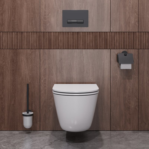 Унитаз подвесной безободковый Cezares Relax-Tor CZR-3806-53-TH-TOR/SC с крышкой микролифт (система смыва Торнадо) - 8 Унитаз подвесной безободковый Cezares Relax-Tor CZR-3806-53-TH-TOR/SC с крышкой микролифт (система смыва Торнадо) фото 8