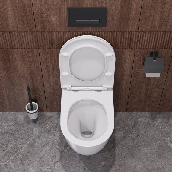 Унитаз подвесной безободковый Cezares Relax-Tor CZR-38088-49-TH-TOR/SC с крышкой микролифт (система смыва Торнадо) фото 9