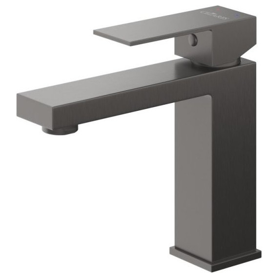 Смеситель для раковины Cezares SLIDER-LS-GM, оружейная сталь, Цвет производителя: оружейная сталь фото 
