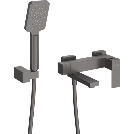 Смеситель для ванны Cezares SLIDER-VD-GM, оружейная сталь, Цвет производителя: оружейная сталь - 3 Смеситель для ванны Cezares SLIDER-VD-GM, оружейная сталь, Цвет производителя: оружейная сталь фото 3