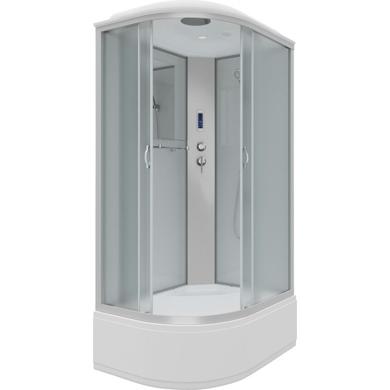 Душевая кабина Niagara Classic 120x80 см NG-2310-14RP, серебро/матовое (безсиликоновая сборка) фото 