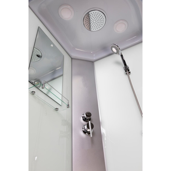 Душевая кабина Niagara Classic 120x80 см NG-3312-14RP, серебро/матовое (безсиликоновая сборка) фото 13