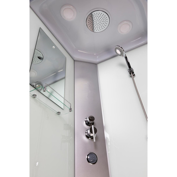 Гидробокс Niagara Classic 90x70 см NG-33974-14LG, серебро/матовое (безсиликоновая сборка) - 13 Гидробокс Niagara Classic 90x70 см NG-33974-14LG, серебро/матовое (безсиликоновая сборка) фото 13