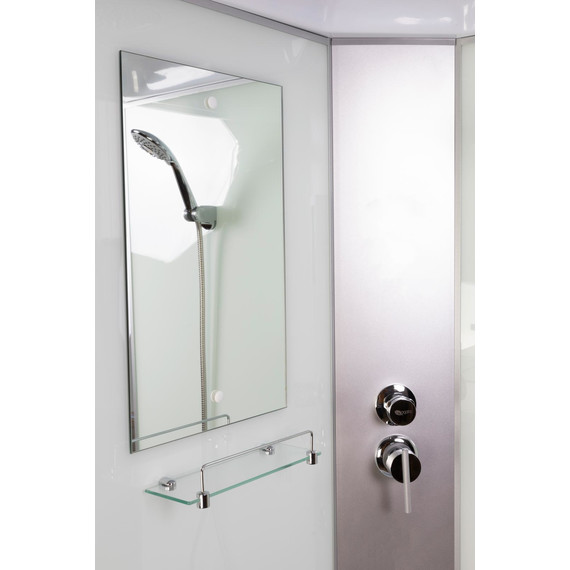 Душевая кабина Niagara Classic 90x70 см NG-33974-14RP, серебро/матовое (безсиликоновая сборка) фото 5