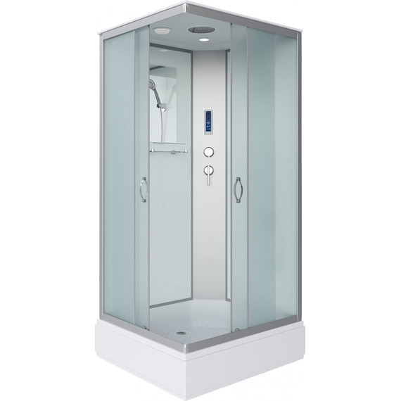 Душевая кабина Niagara Classic 90x70 см NG-33974-14QP, серебро/матовое (безсиликоновая сборка) фото 