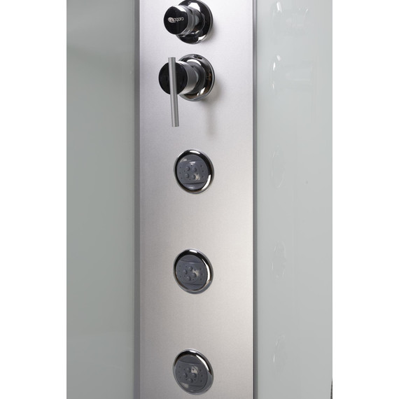 Гидробокс Niagara Classic 120x80 см NG-43285-14QBKTG, серебро/матовое (безсиликоновая сборка) фото 17